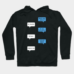 What Is Your Address Funny Networking Computer Hoodie